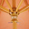 Galtech 131 - 9' Manual Lift Wood Umbrella thumbnail