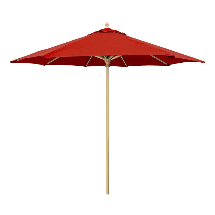 Galtech 136 - 9' Single Pole Wood Umbrella