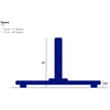 Galtech 170SQ - 170 lb Square Steel Base thumbnail