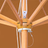 Galtech 183 - 11' Four Pulley Lift Wood Umbrella thumbnail