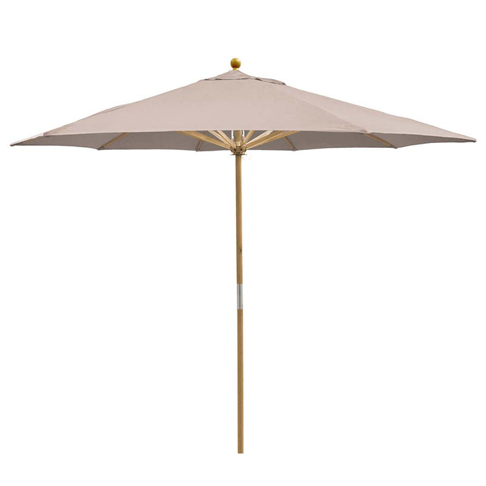 Galtech 183 - 11' Four Pulley Lift Wood Umbrella