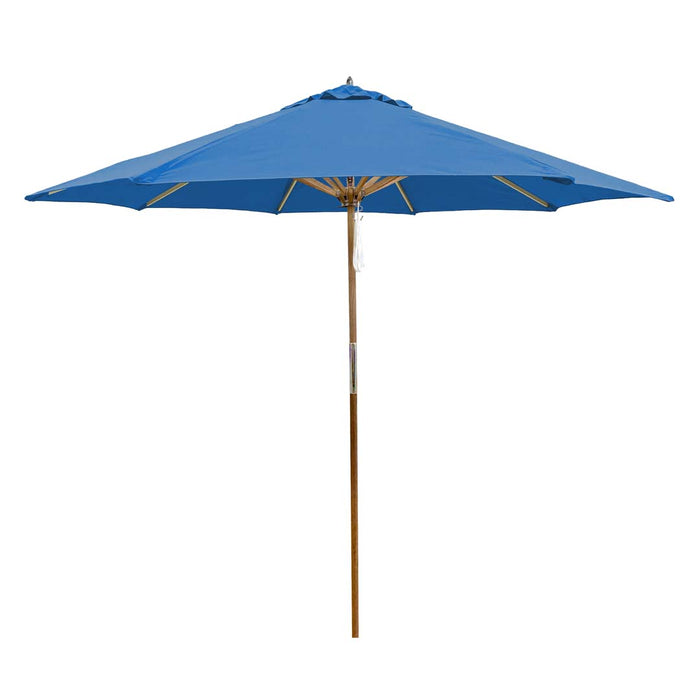 Galtech 532TK - 9' Four Pulley Lift Teak Umbrella