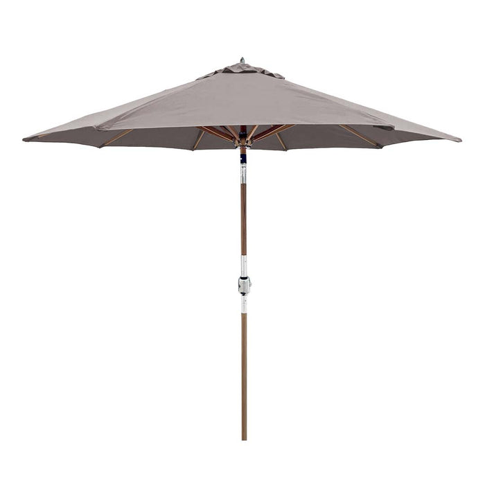 Galtech 537TK - 9' Rotational Tilt Teak Umbrella
