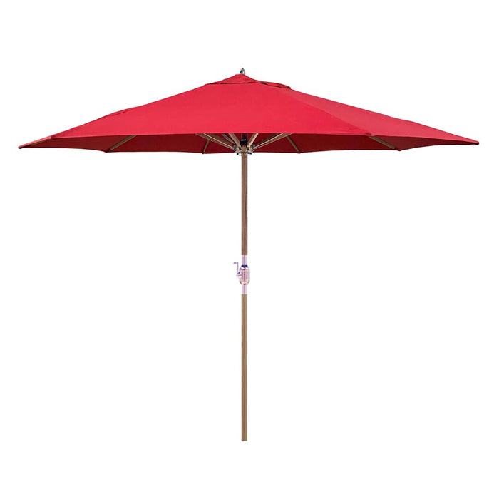 Galtech 587TK - 11' Crank Lift Teak Umbrella