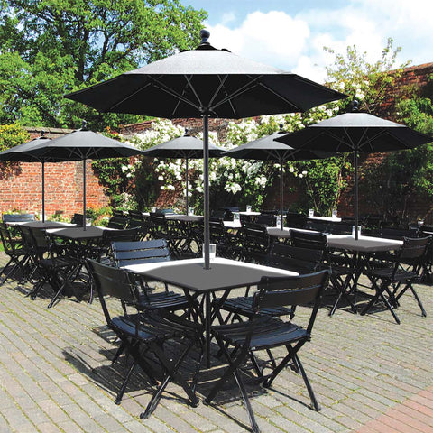 Galtech 715 - 6' Commercial Fiberglass Rib Umbrella — outdoor living product at Living Outdoorsy