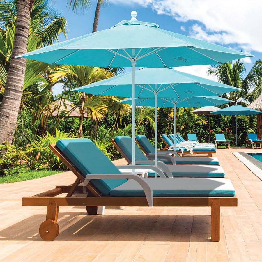 Galtech 735 - 9' Commercial Fiberglass Rib Umbrella