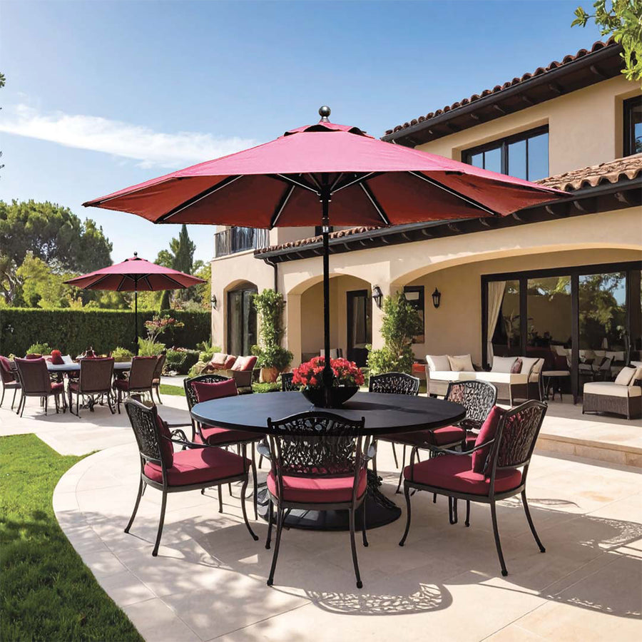 Galtech 737 - 9' Deluxe Auto Tilt Umbrella