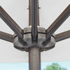 Galtech 772AB - 3.5x7' Half Wall Commercial Umbrella thumbnail