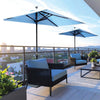Galtech 772AB - 3.5x7' Half Wall Commercial Umbrella thumbnail