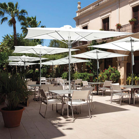 Galtech 782SR - 8x8' Deluxe Commercial Square Umbrella — outdoor living product at Living Outdoorsy