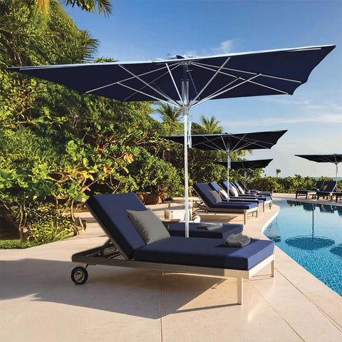 Galtech 792SR - 10x10' Deluxe Commercial Square Umbrella — outdoor living product at Living Outdoorsy