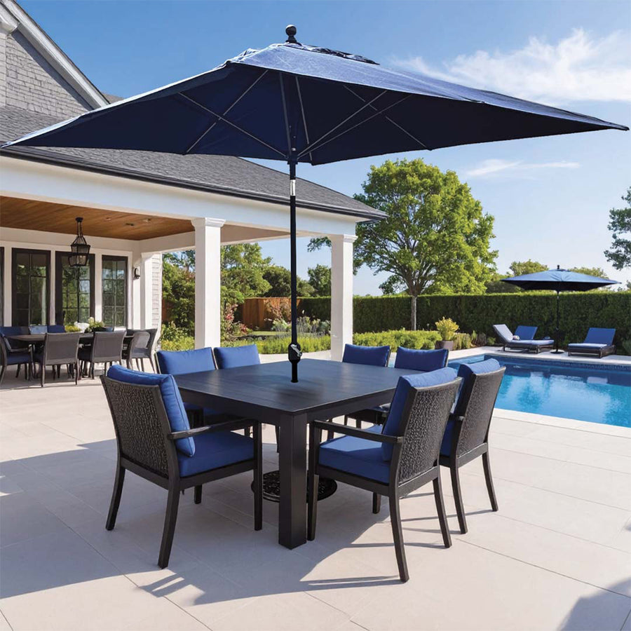 Galtech 799 - 10x10' Deluxe Auto Tilt Square Umbrella