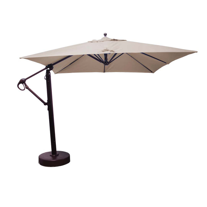 Galtech 897 - 10x10' Easy Lift Cantilever Square Umbrella