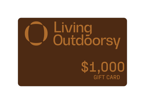 Living Outdoorsy Gift Cards — outdoor living product at Living Outdoorsy