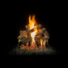Grand Canyon Gas Logs AZ Weathered Oak Charred Gas Logs thumbnail