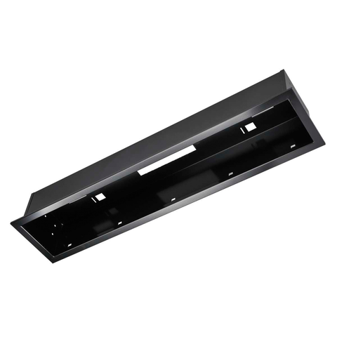 Heatstrip Flush Mount Kit For THH-AA Series, Black Enclosure with Black Trim