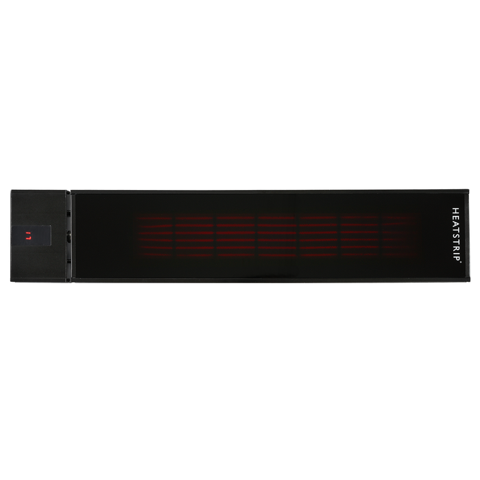 Heatstrip Enhance Glass Front Space Heater, Black, 2400W or 3200W, 240V