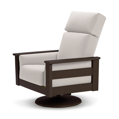 Telescope Leeward MGP Premier Swivel Rocker Chair with Arms – Plush Outdoor Cushion Seating - HUGE Selection of Fabric Options