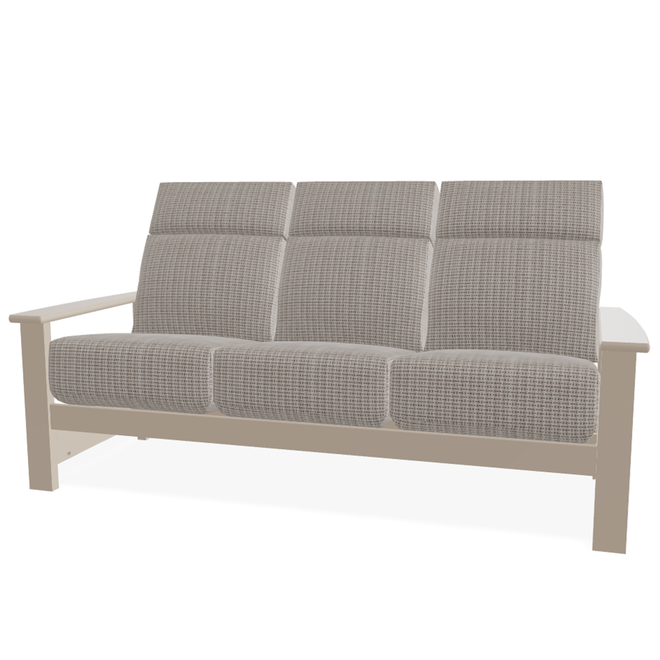 Telescope Leeward MGP Cushion Supreme Three-Seat Sofa with MGP Arms – Plush Outdoor Comfort - HUGE Selection of Fabric Options
