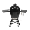 Primo Ceramic Grills Round Charcoal All-In-One Stand, Side Shelves, Ash Tool and Grate Lifter