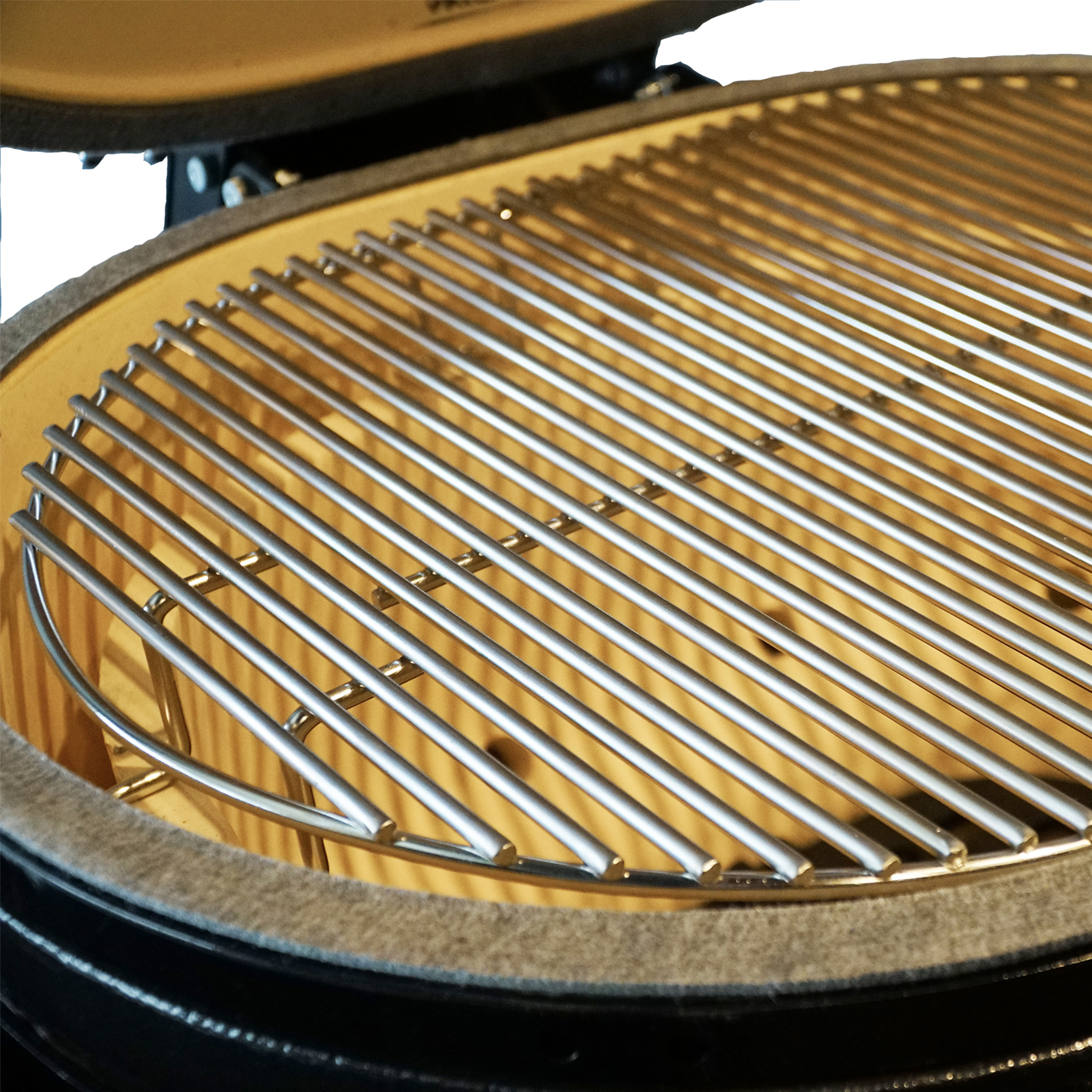 Primo Ceramic Grills Round Charcoal All-In-One Stand, Side Shelves, Ash Tool and Grate Lifter
