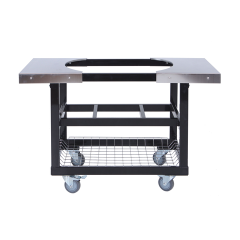 Primo Cart Base with Basket & Stainless Steel Side Shelves – Fits Oval XL 400 & Large 300 (PG00370)