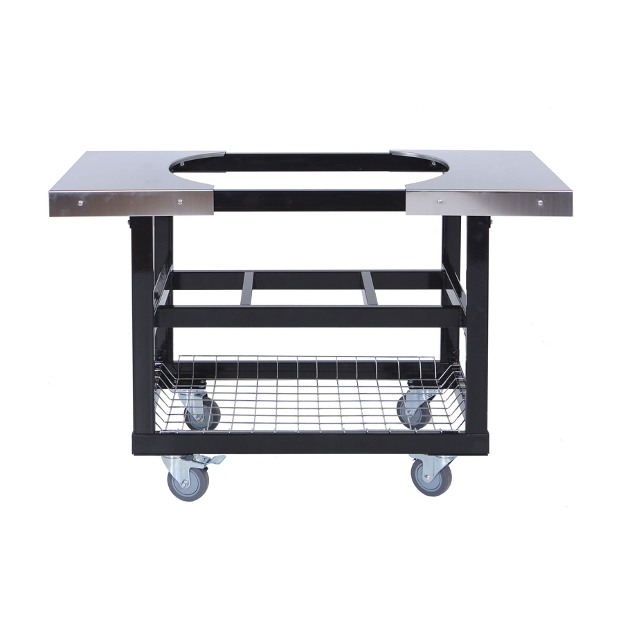 Primo Cart Base with Basket & Stainless Steel Side Shelves