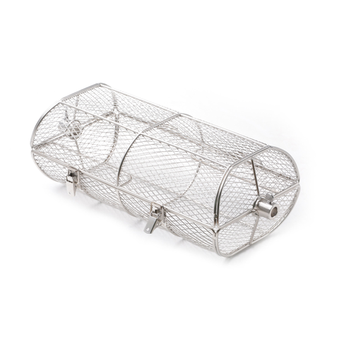 Primo Stainless Steel Oval Rotisserie Basket PGRBO – Hands-Free Roasting for Oval Grills