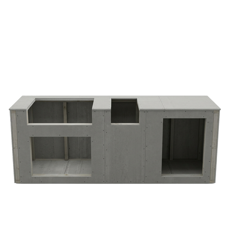 Living Outdoorsy 7' RTF Outdoor Kitchen Island — outdoor living product at Living Outdoorsy