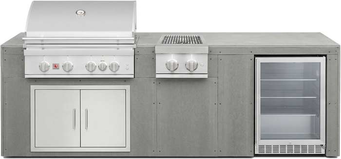 Living Outdoorsy 8' RTF Outdoor Kitchen Island