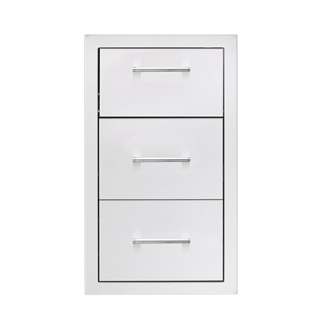 True Flame 17" 2-Drawer & Paper Towel Combo (TF-TDC-17-A)