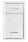 True Flame 17" Triple Storage Drawer - TF-DR3-17-A