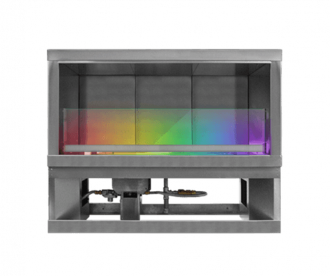 Firegear Outdoors 36″ Built-In Outdoor Linear Fireplace – OFP-36LECO, 304 Stainless Steel, LED Lighting-Ready, Propane or Natural Gas