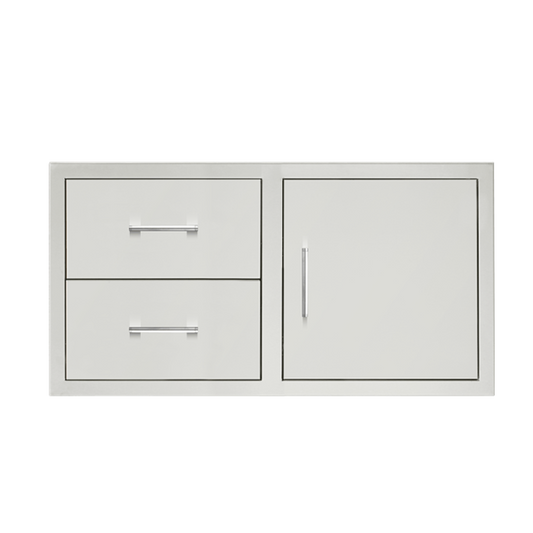 True Flame 42" 2-Drawer & Access Door Combo (TF-DC2-42-A)