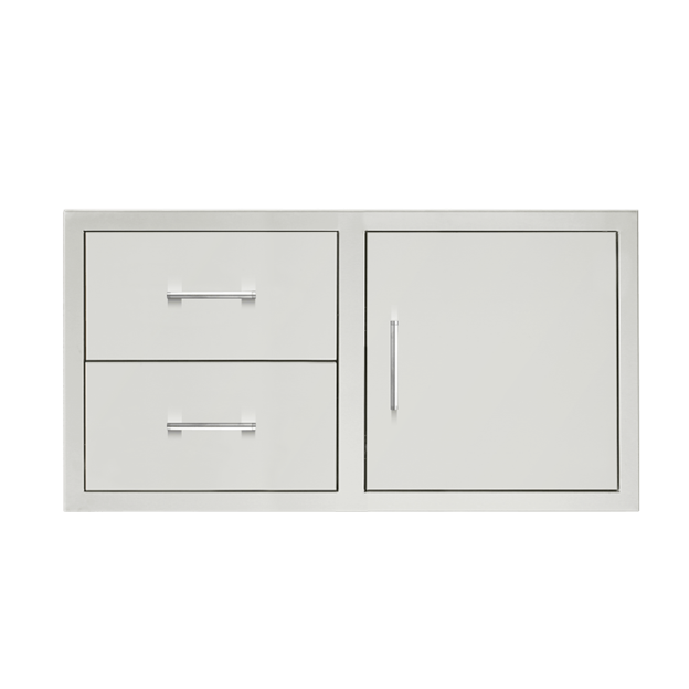 True Flame 42" 2-Drawer & Access Door Combo (TF-DC2-42-A)