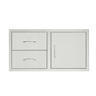 True Flame 42" 2-Drawer & Access Door Combo (TF-DC2-42-A)