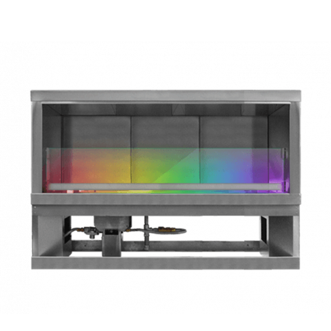 Firegear Outdoor 48″ Kalea Bay Built-In Outdoor Linear Fireplace – OFP-48LECO, 304 Stainless Steel, Up to 50,000 BTU, Contemporary Design