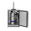 Summerset Grills 24" 6.6c Deluxe Outdoor Rated Kegerator Refrigerator (RFR-24DK) thumbnail