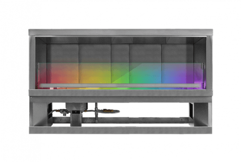 Firegear Kalea Bay 60″ Built-In Outdoor Linear Fireplace – OFP-60LECO, 304 Stainless Steel, 50,000 BTU, Contemporary Linear Design