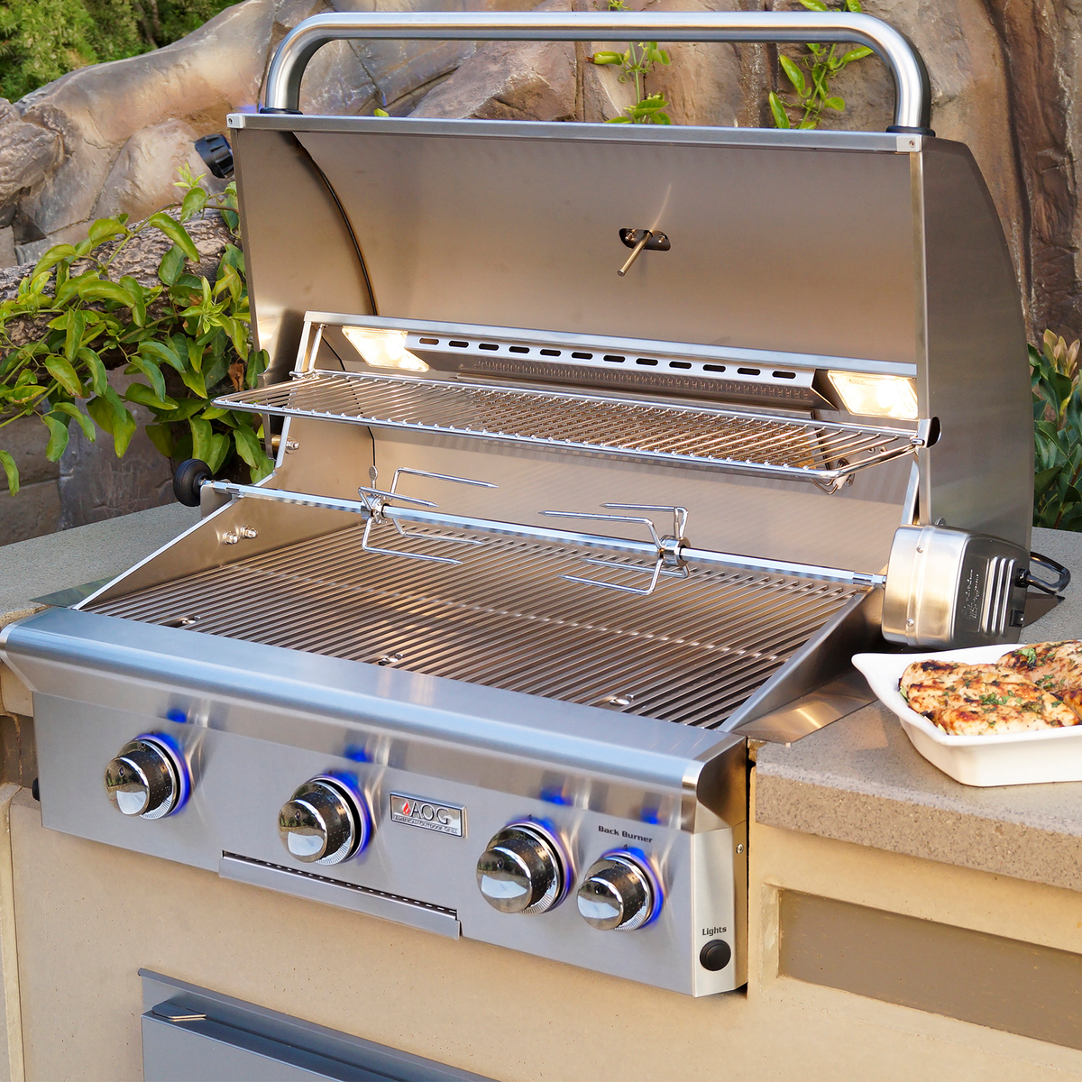 American Outdoor Grill outdoor kitchen products and grills — authorized dealer Living Outdoorsy
