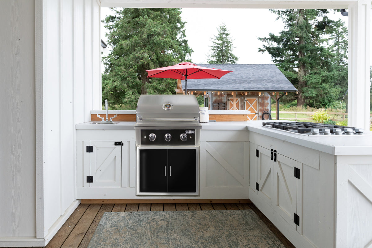 WildFire outdoor kitchen products and grills — authorized dealer Living Outdoorsy