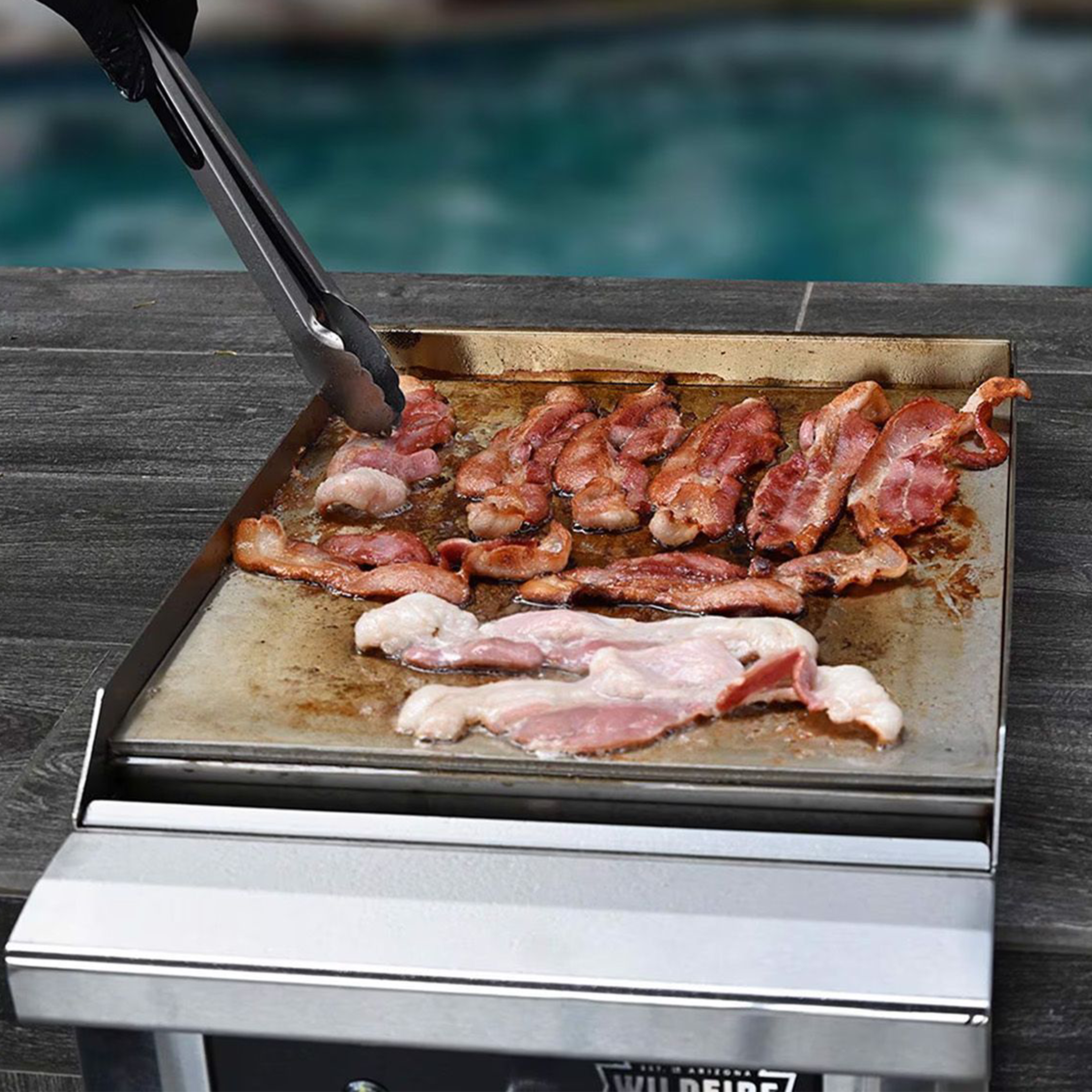 WildFire RANCH PRO 15” SIDE GRIDDLE BLACK 304 BSS (WF-SDGRD-RH-LP)