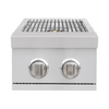 Living Outdoorsy 8' Complete Outdoor Kitchen Island — Summerset Sizzler SZR32 Grill Package | White Stucco & Black Granite Countertop thumbnail