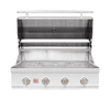 Living Outdoorsy 8' Complete Outdoor Kitchen Island — Summerset Sizzler SZR32 Grill Package | White Stucco & Black Granite Countertop thumbnail