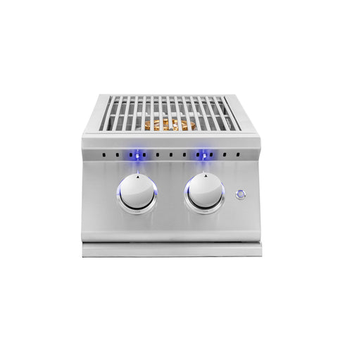 Summerset Grills Sizzler Pro Double Side Burner w/LED Illumination (SIZPROSB2)