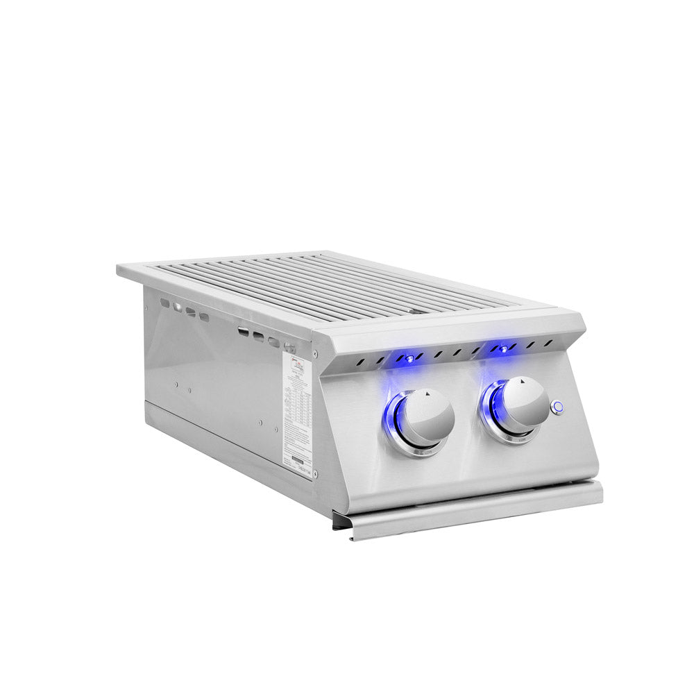 Summerset Grills Sizzler Pro Double Side Burner w/LED Illumination (SIZPROSB2)