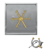 Firegear 20″ Square Drop-In Gas Fire Pit Burner Kit – 160,000 BTU Pro Series Brass Burner, Match-Throw Ignition thumbnail