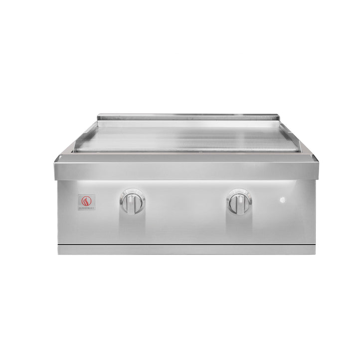 Summerset Grills Griddle Pro Series 30" Double Burner Stainless Steel Flat Top Griddle