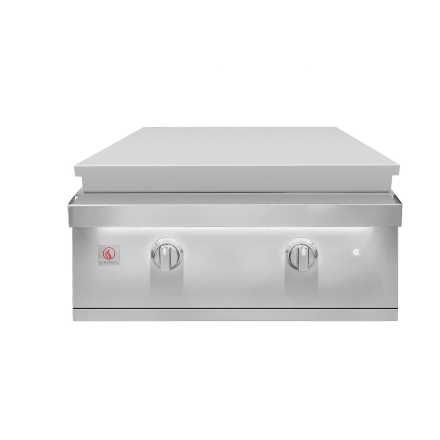 Summerset Grills Griddle Pro Series 30" Double Burner Stainless Steel Flat Top Griddle