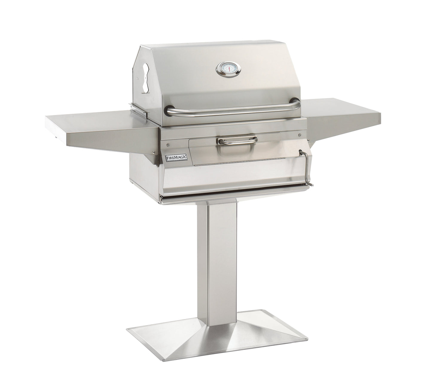 FireMagic 24" Post Mount Stainless Steel Charcoal Grills (22-SC01C-P6)